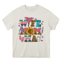 Cream wife mom ma Heavy Core Tee - AdoDesignShop