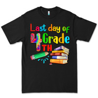 Black last day of fourth grade Premium Tee - Artiststas