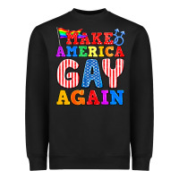 Black Make America Gay Again Heavyweight Sweatshirt - BundleAndBundleShop