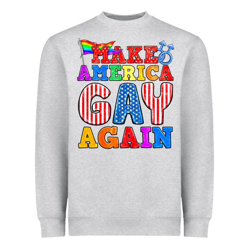 Make America Gay Again Heavyweight Sweatshirt by BundleAndBundleShop | Teevron
