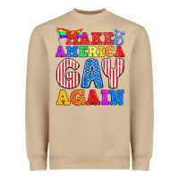 Mushroom Make America Gay Again Heavyweight Sweatshirt - BundleAndBundleShop