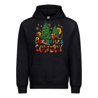 Black christmas cowboy Urban Hoodie - FaDigitalArtStudio