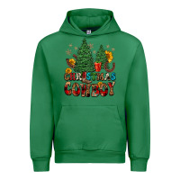 Emerald christmas cowboy Urban Hoodie - FaDigitalArtStudio