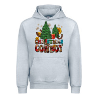 Heather Grey christmas cowboy Urban Hoodie - FaDigitalArtStudio
