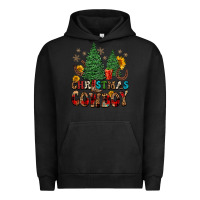 Pigment Black christmas cowboy Urban Hoodie - FaDigitalArtStudio