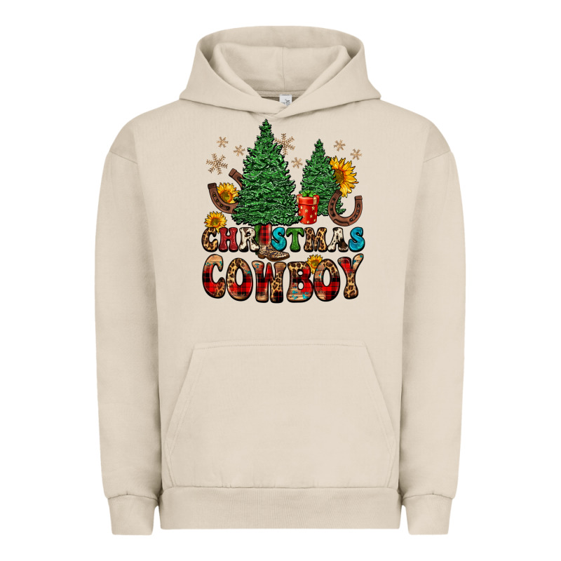 Christmas Cowboy Urban Hoodie by FaDigitalArtStudio | Teevron