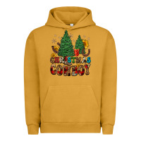 Pigment Peanut Butter christmas cowboy Urban Hoodie - FaDigitalArtStudio