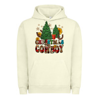 Pigment Pistachio christmas cowboy Urban Hoodie - FaDigitalArtStudio