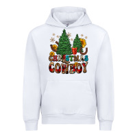 White christmas cowboy Urban Hoodie - FaDigitalArtStudio