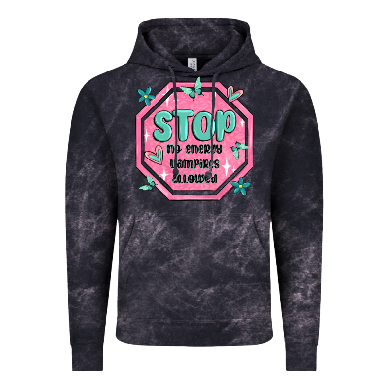 Stop No Energy Vampires Allowed Vintage Hoodie by MaliasSmallBusiness | Teevron