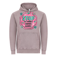 Vintage Zinc stop no energy vampires allowed Vintage Hoodie - MaliasSmallBusiness