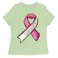 Matcha breast cancer sport ribbons Ladies Tee - AdoDesignShop