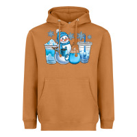 Meerkat winter snowman coffee cups Heavyweight Hoodie - CowGirlArtShop