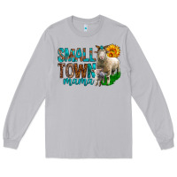 Moon Dust Small Town Mama With Sheeps Long Sleeve Tee - BundleAndBundleShop