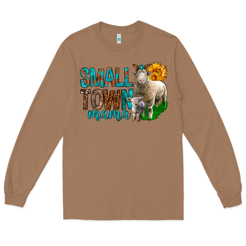 Small Town Mama With Sheeps Long Sleeve Tee by BundleAndBundleShop | Teevron