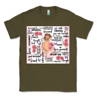 Army Green self care Classic Tee - MaliasSmallBusiness