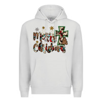 Dove Grey merry christmas Premium Hoodie - JahusDesignShop
