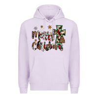 Lilac merry christmas Premium Hoodie - JahusDesignShop