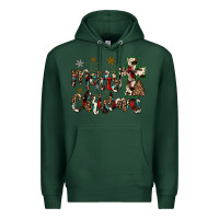 Sports Green merry christmas Premium Hoodie - JahusDesignShop