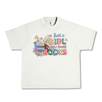 Pistachio just a girl who loves books Urban Heavy Tee - MaliasSmallBusiness