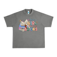Tornado just a girl who loves books Urban Heavy Tee - MaliasSmallBusiness