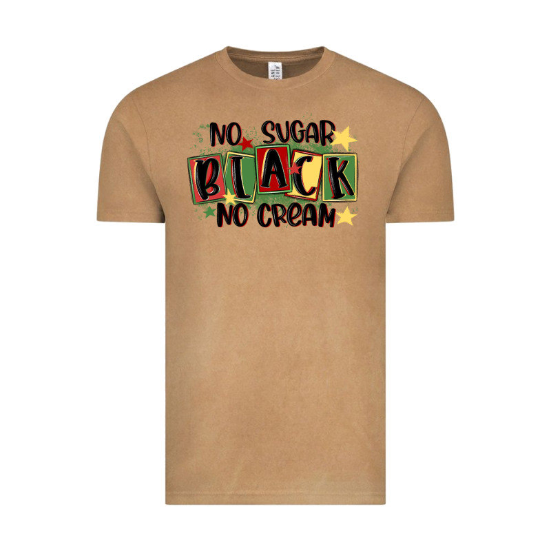 No Sugar Black No Cream Vintage Tee by MaliasSmallBusiness | Teevron