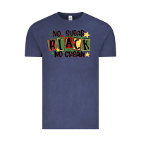Vintage Denim no sugar black no cream Vintage Tee - MaliasSmallBusiness