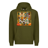 Army Green fall mama Premium Hoodie - CowGirlArtShop