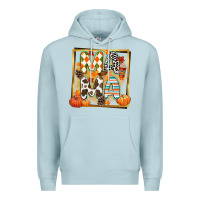 Blue Mist fall mama Premium Hoodie - CowGirlArtShop