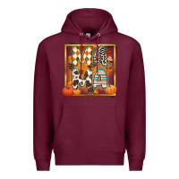 Burgundy fall mama Premium Hoodie - CowGirlArtShop