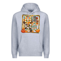 Heather Grey fall mama Premium Hoodie - CowGirlArtShop
