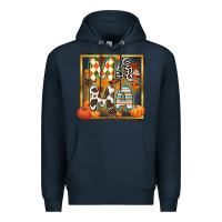 Navy fall mama Premium Hoodie - CowGirlArtShop