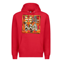 Red fall mama Premium Hoodie - CowGirlArtShop