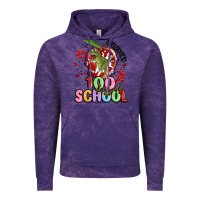 Cloud Purple crushed 100 days of school Vintage Hoodie - MaliasSmallBusiness