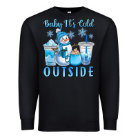 Black baby it's cold outside Premium Sweatshirt - CowGirlArtShop
