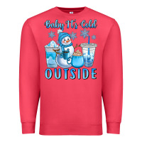 Cardinal baby it's cold outside Premium Sweatshirt - CowGirlArtShop
