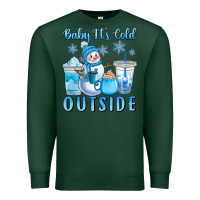 Sports Green baby it's cold outside Premium Sweatshirt - CowGirlArtShop