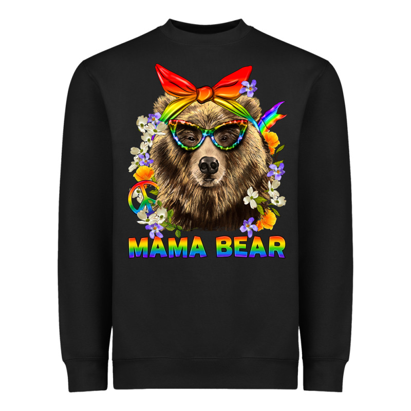 Mama Bear Pride Lgbtq+ Heavyweight Sweatshirt by BundleAndBundleShop | Teevron