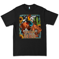 Black cowboy rodeo Premium Tee - JahusDesignShop