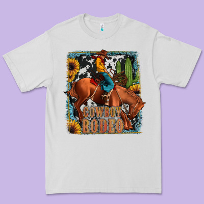 Cowboy Rodeo Premium Tee Designed By Jahusdesignshop