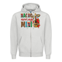 Dove Grey Nacho Average Mini Zipper Hoodie - texasbilliewilder