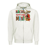 Oatmeal Heather Nacho Average Mini Zipper Hoodie - texasbilliewilder
