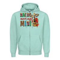 Nacho Average Mini Zipper Hoodie | Teevron