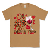 Toasted Coconut oh sip its a girls trip Classic Tee - NancyCooperArtShop
