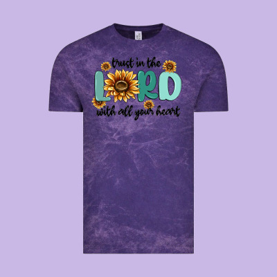 Trust In The Lord With All Your Heart Vintage Tee Designed By Maliassmallbusiness