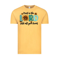 Vintage Mustard trust in the lord with all your heart Vintage Tee - MaliasSmallBusiness