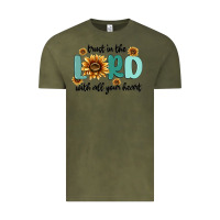 Vintage Olive trust in the lord with all your heart Vintage Tee - MaliasSmallBusiness