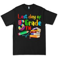Black last day of fifth grade Premium Tee - Artiststas