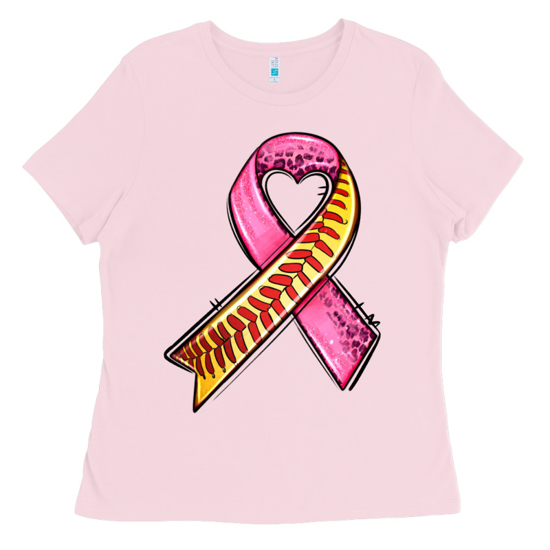 Breast Cancer Sport Ribbons Ladies Tee by AdoDesignShop | Teevron