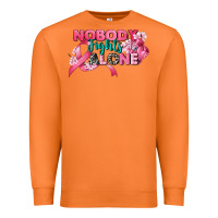 Carrot nobody fights alone cancer awareness Premium Sweatshirt - CowGirlArtShop